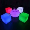 Masa cafea rotunda LED-RGB 1