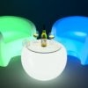 Masa cafea rotunda LED-RGB 3