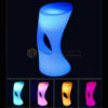 Scaun bar alb LED-RGB